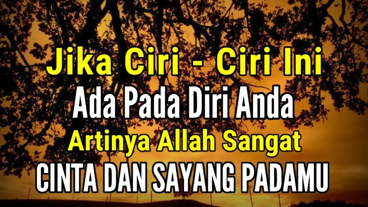 Ilustrasi - Ciri-ciri manusia yang dicintai Allah SWT (Sumber : Tangkap layar/Youtube/Muhasabah Fiddin)