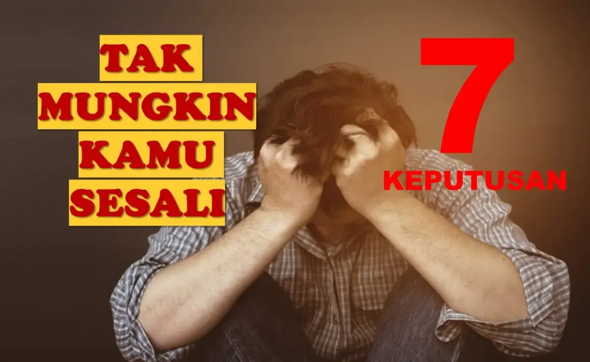 keputusan dibawah ini tak akan pernah kamu selali dalam hidup. Kamu akan merasa sebagai manusia yang benar, saat tua nanti (Sumber : Freepik)