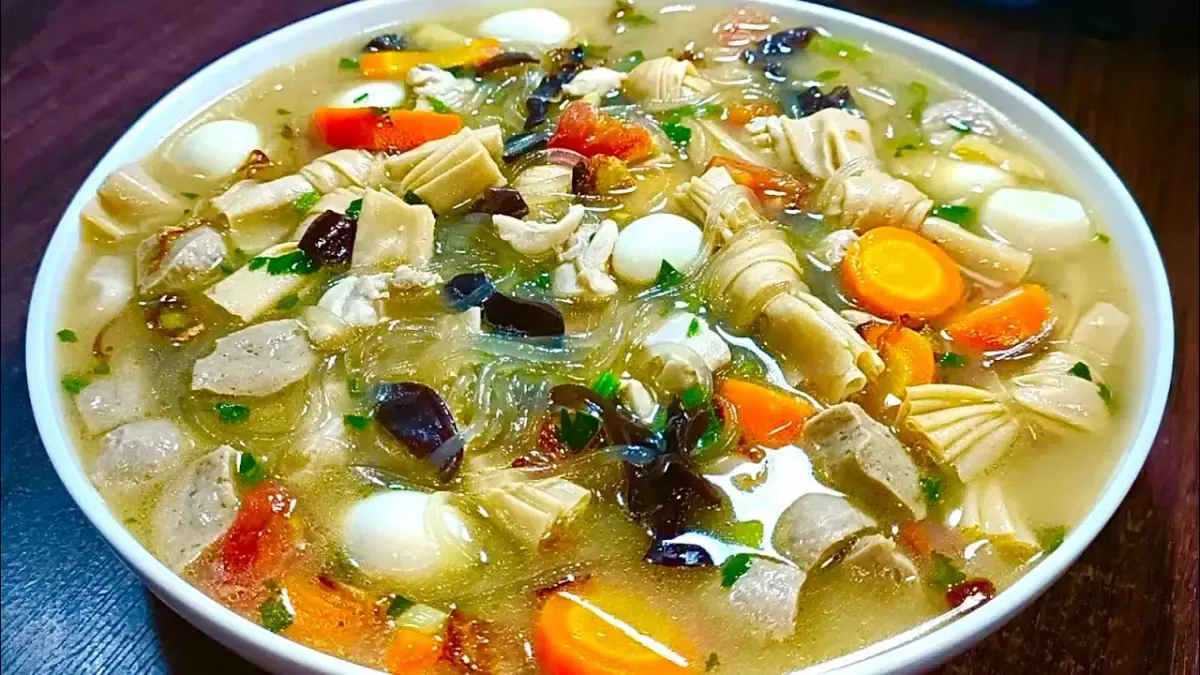 Resep sayur kimlo (Sumber : YouTube.com/Rayyan Al Ghazali)