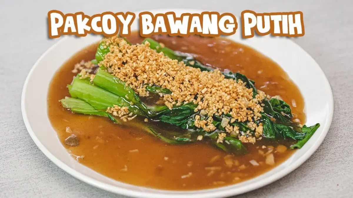Resep sayur pakcoy (Sumber : YouTube.com/Ade Koerniawan)