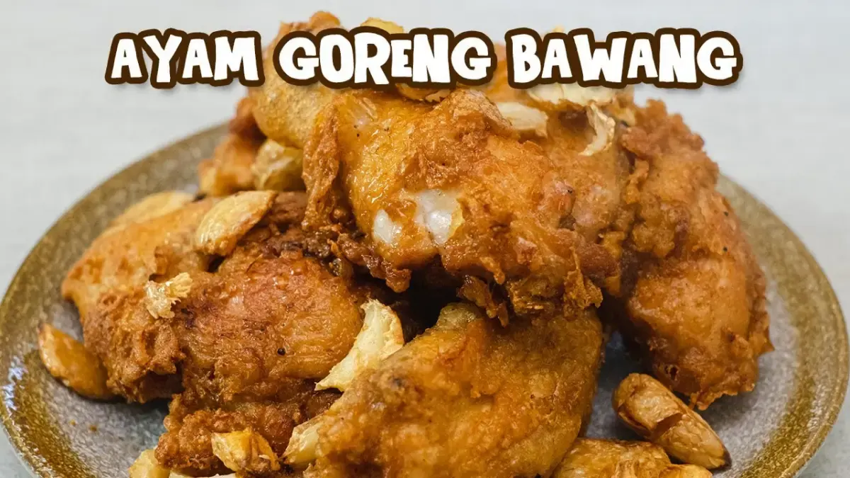 Resep ayam goreng bawang putih (Sumber : YouTube.com/Ade Koerniawan)