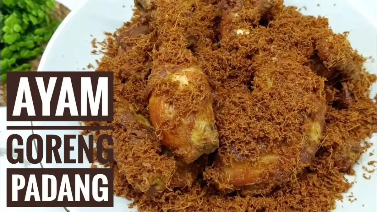 Resep ayam goreng padang (Sumber : YouTube/CR COOK)