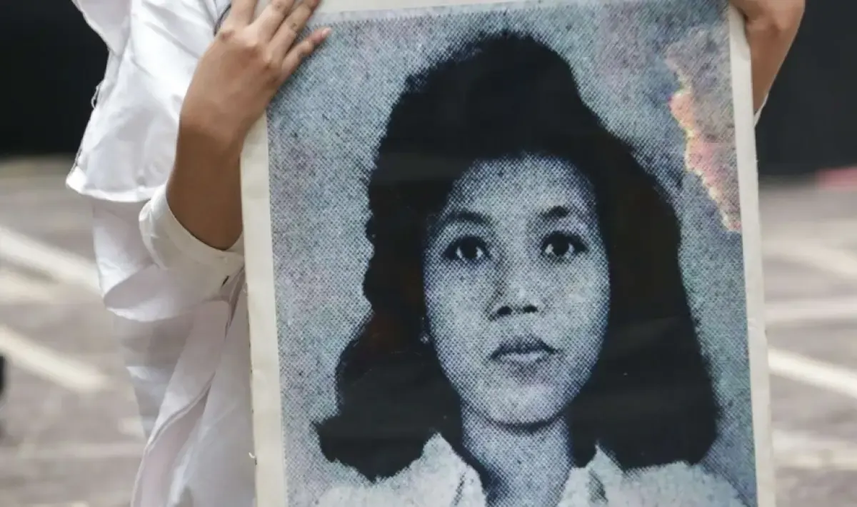 Arsip foto Marsinah. (Sumber: Kompas)