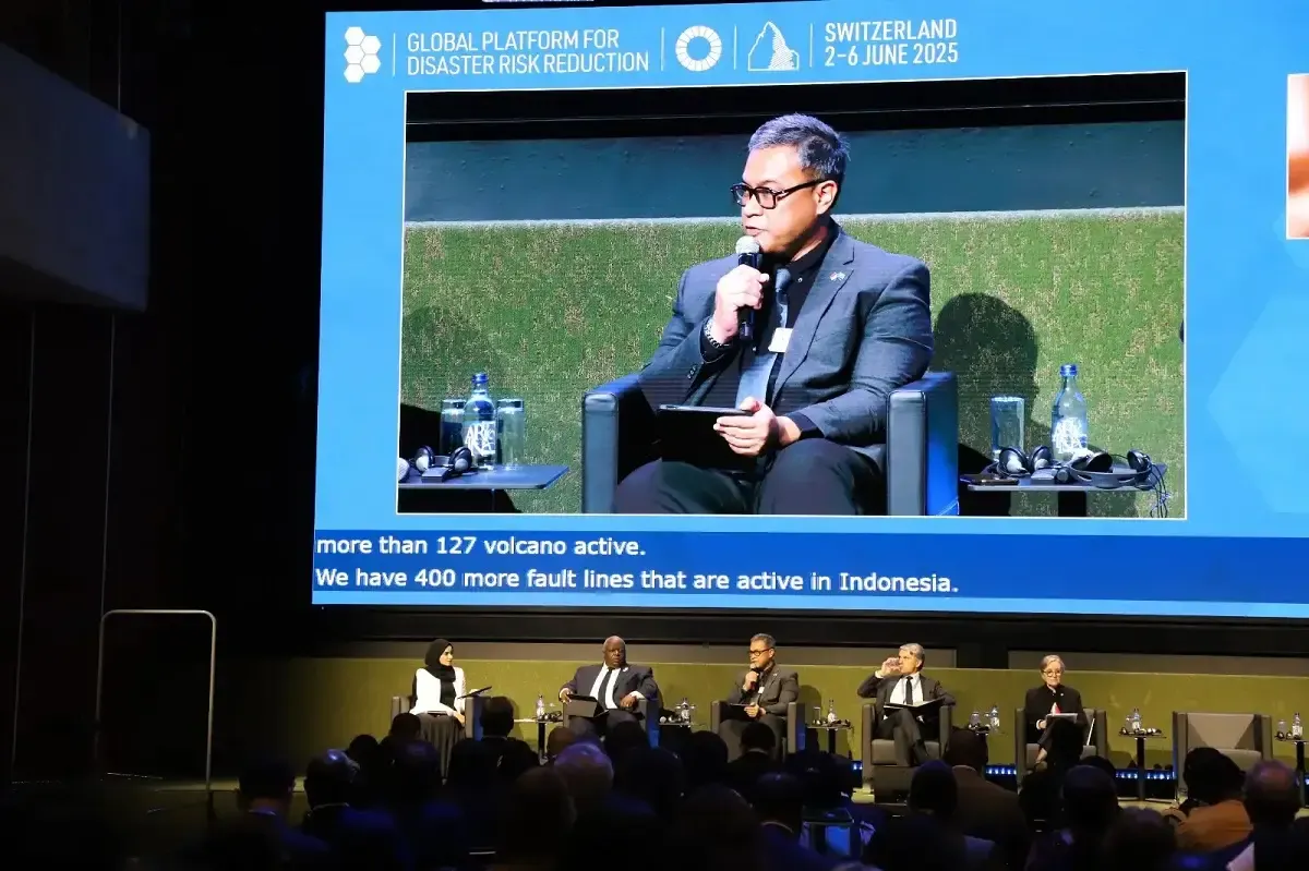 Indonesia Dorong Ketahanan Berkelanjutan di Forum Pengurangan Risiko Bencana Dunia 2025 (Sumber : Dok BNPB)