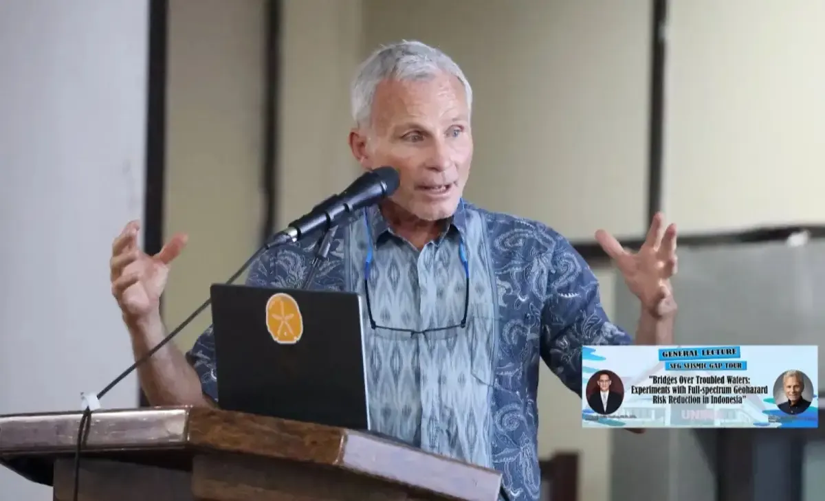 Membangun Ketangguhan dari Celah Seismik: Pesan Prof. Ron Harris untuk Indonesia (Sumber : Dok. BNPB)