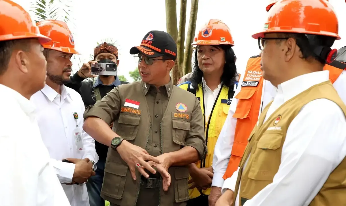 Sinergi Pemerintah Pusat Tangani Kejadian Pergerakan Tanah di Purwakarta (Sumber : Dok. BNPB)