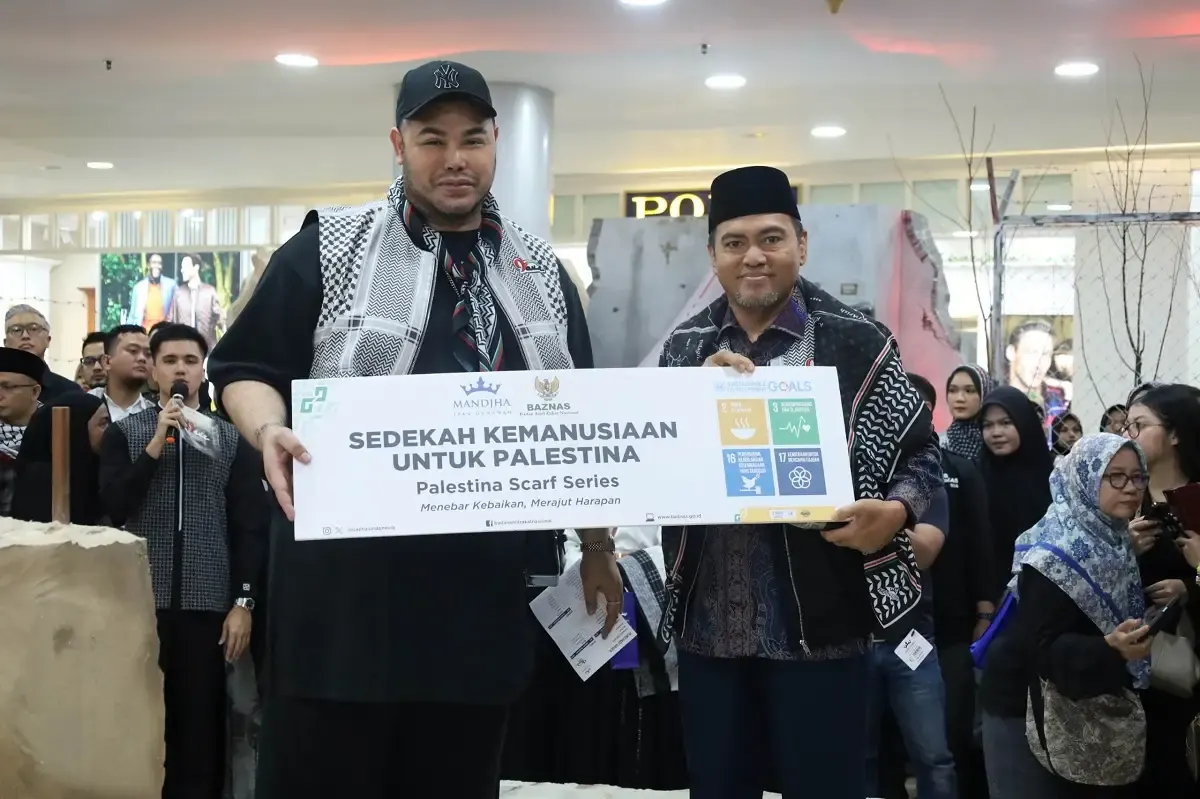 Mandjha Ivan Gunawan dan BAZNAS Satukan Fashion dan Kepedulian untuk Palestina (Sumber : Dok. BAZNAS)