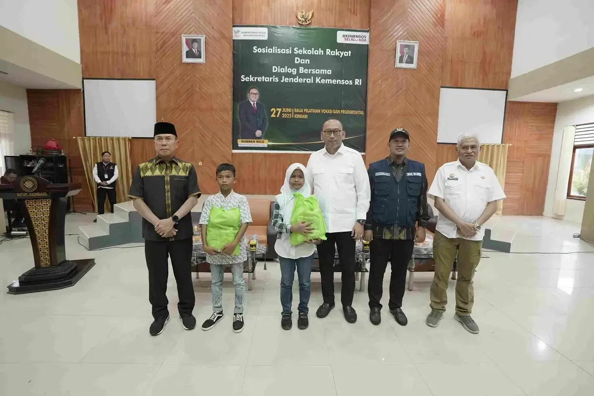 Sekjen Kemensos Dorong Pemda Kawal Mutu Pendidikan Sekolah Rakyat (Sumber : Dok. Kemensos)