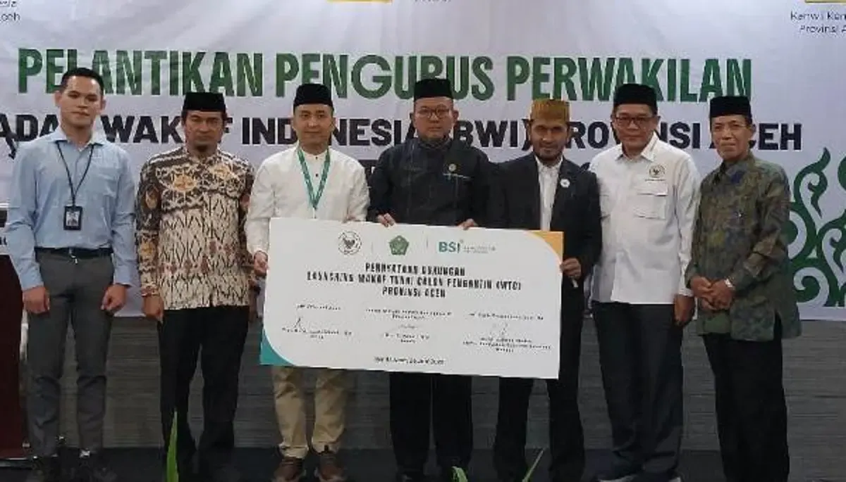 Pasangan Pengantin Baru di Aceh Didorong Berwakaf Sejak Awal Pernikahan (Sumber : Dok. BWI)