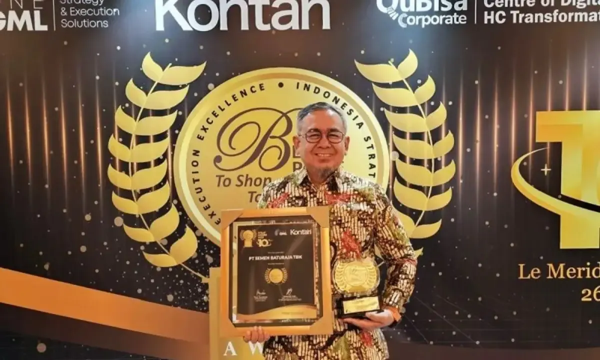 PT Semen Baturaja Raih Penghargaan Bergengsi, Bukti Transformasi Strategi yang Sukses (Sumber : Dok. ANTARA/HO-PT Semen Baturaja)