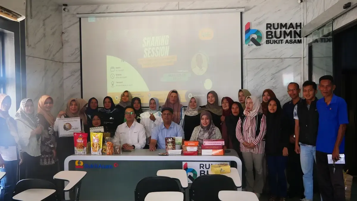 PT Bukit Asam Perkuat Daya Saing UMKM Lewat Pelatihan Desain Kemasan yang Inovatif (Sumber : Dok. PTBA)