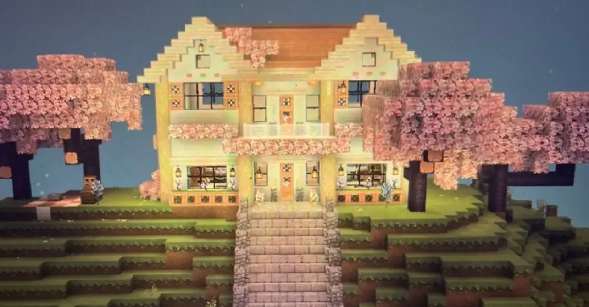 6 Ide Kreatif Bangun Dunia Impianmu di Minecraft yang Wajib Kamu Coba! (Sumber : pinterest/CottagecoreByLucy)