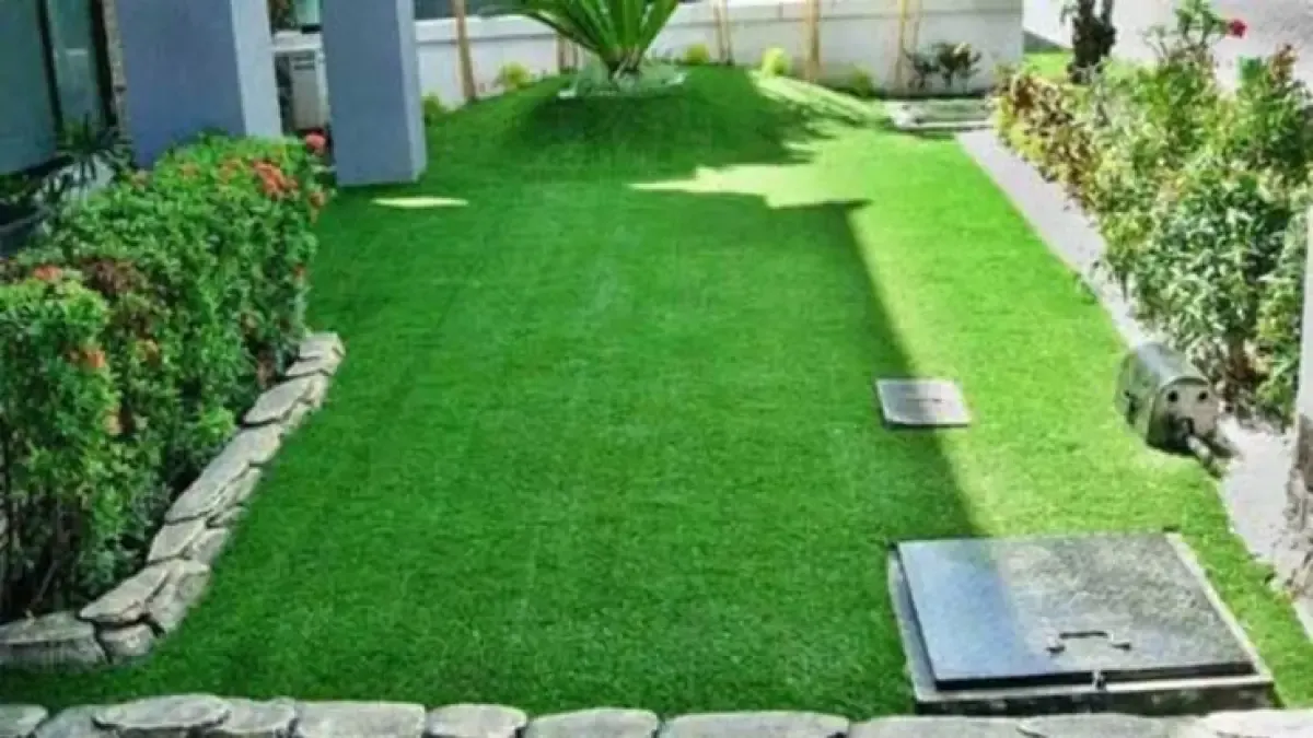 10 Tips Merawat Rumput Sintetis di Halaman Agar Awet dan Tetap Indah (Sumber : pinterest / Putri Ayu Titisari)