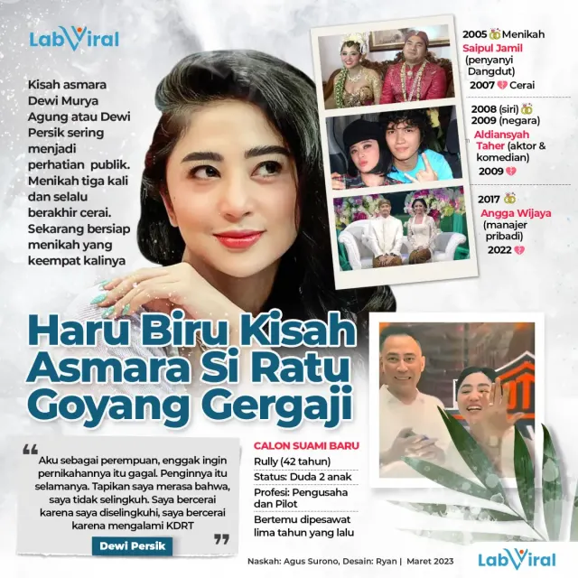 Dewi Persik: Haru Biru Kisah Asmara Si Ratu Goyang Gergaji