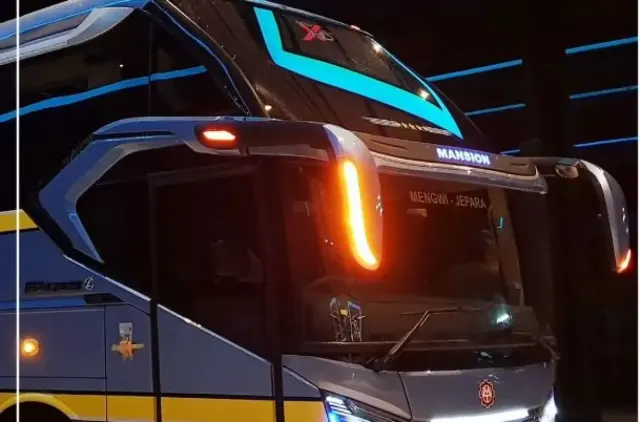 Tampil Elegan, PO Mansion Coba Bus Baru Buatan Laksana Legacy SR3 Ultimate Double Glass
