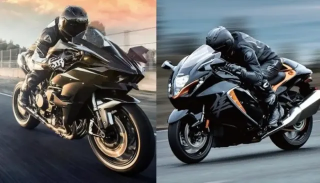 Suzuki Hayabusa vs Kawasaki Ninja H2R, Mana yang Lebih Kencang?