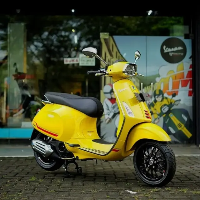 Cara Keren Modifikasi Vespa Matic, Biar Makin Ganteng Bonceng Ayang