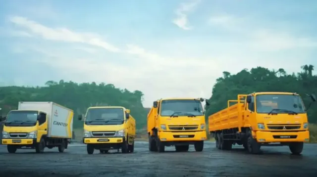 Kren! Jajaran Truk Mitsubishi Kini Sudah Berstandar Euro 4