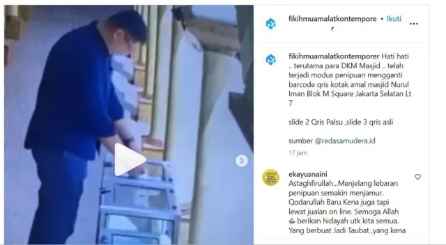 Polisi Turun Tangan Buru Penipu Pengganti Barcode QRIS di Masjid Nurul Iman Blok M Square