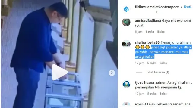 Doa-doa Netizen untuk Pelaku Penipuan Ganti Barcode di Masjid Nurul Iman Blok M Square