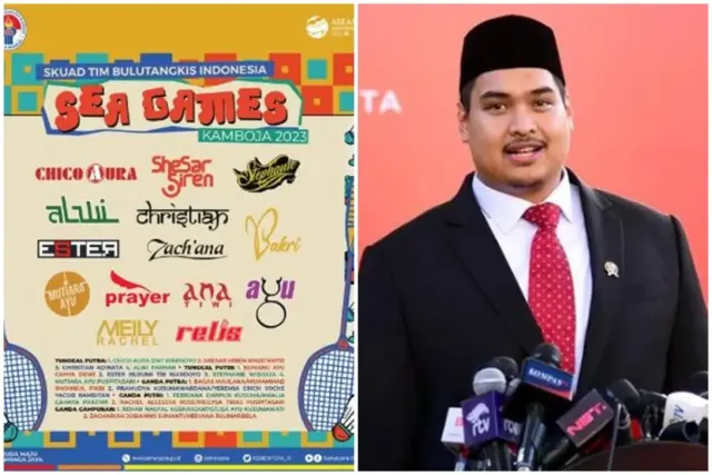 Pakai Logo Band, Pengumuman Line-up Bulu Tangkis SEA Games 2023 Kemenpora Tarik Perhatian