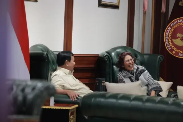 Susi Pudjiastuti Bertemu Prabowo: Yang Ganggu Pertahanan Indonesia, Harus Kita Tenggelamkan