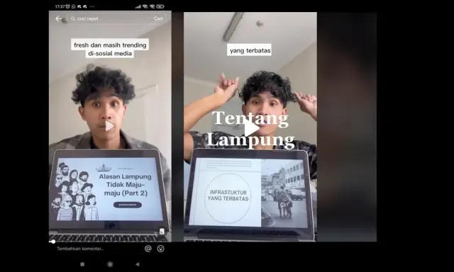Tiktoker Bima Yudha Curhat, Sedih Karena Tidak Diapresiasi Oleh Indonesia dan Lampung