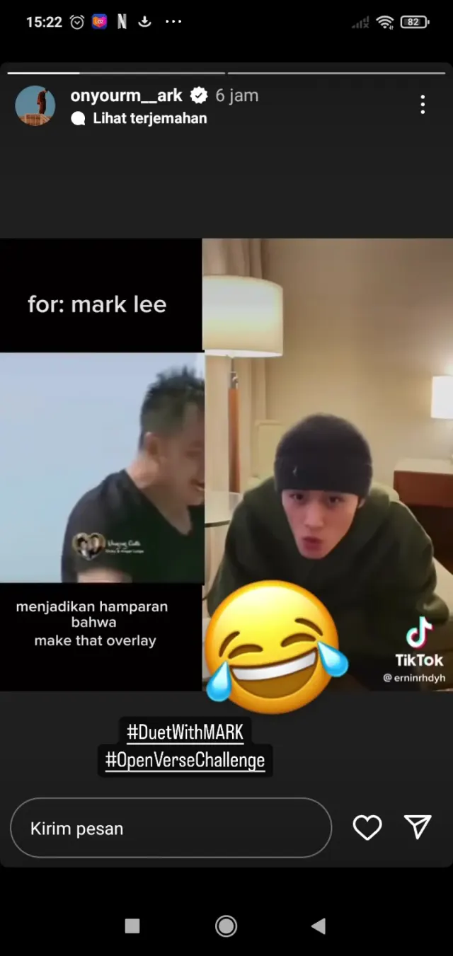 Puisi Vicky Prasetyo untuk Angel Lelga Diunggah Ulang Mark NCT