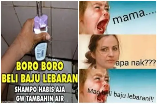 7 Meme Kocak Baju Lebaran yang Bikin Ketawa sampai Subuh