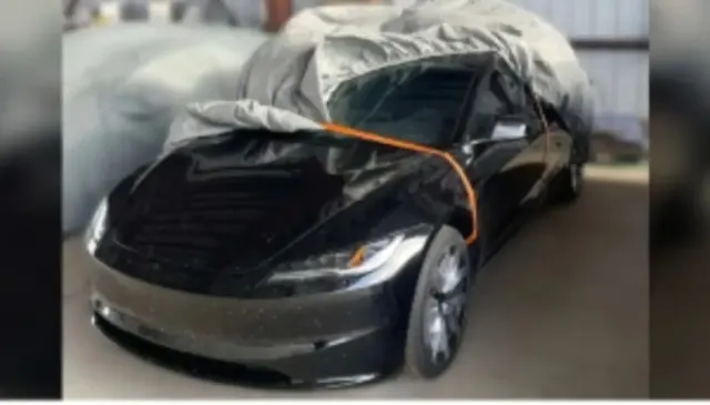 Foto Diduga Penyegaran Tesla Model 3 Bocor di Media Sosial