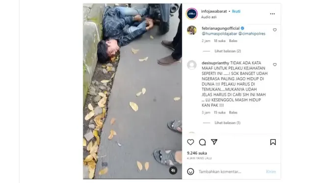 Alasan Pelaku Aniaya Pengendara Sepeda Motor di Cimahi
