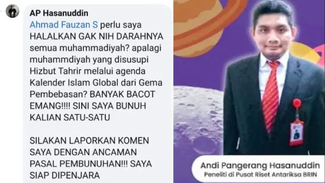 Andi Pangerang Hananuddin Siap Diproses Hukum dan Layangkan Permohonan Maaf ke Warga Muhammadiyah