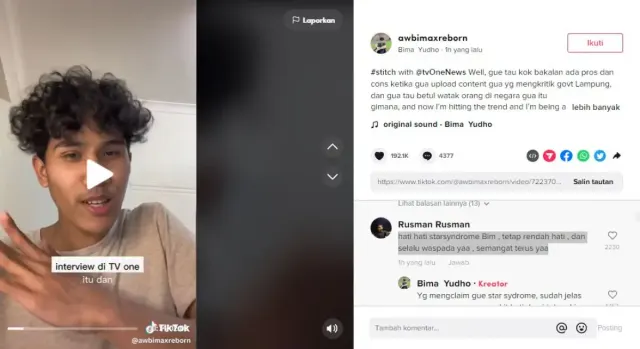 Pengamat Sarankan Tiktoker Bima Minta Maaf ke Megawati karena Sebut Janda