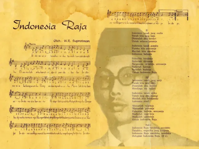 Lirik Lagu Indonesia Raya 3 Stanza, Lagu yang Menggambarkan Jati Diri Bangsa Indonesia