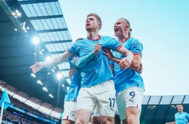 Hasil Man City vs Arsenal: City Menang 4-1, Erling Haaland 2 Assist dan 1 Gol!