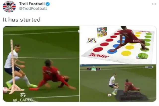 7 Meme Kocak Virgil van Dijk di Laga Liverpool vs Tottenham, Puas Banget Ketawanya