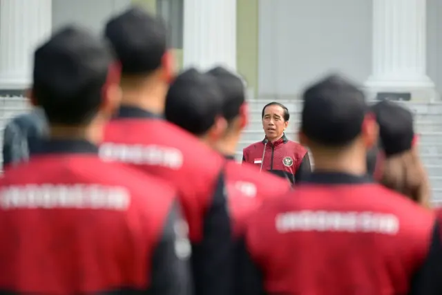 Kontingen Indonesia untuk SEA Games 2023 Kamboja Dilepas Presiden Jokowi