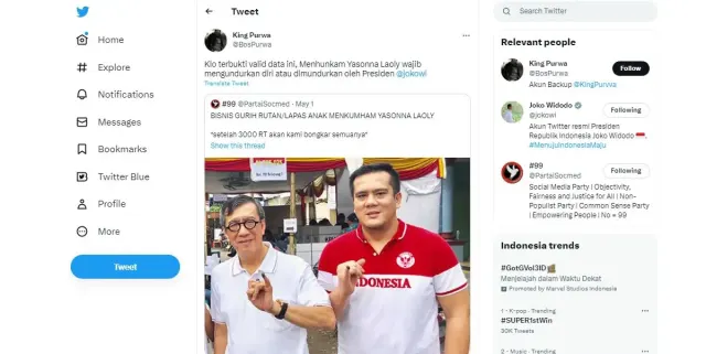 Netizen Desak Yasonna Laoly Mundur Sebagai Menkumham Jika Benar Anaknya Monopoli Bisnis di Lapas