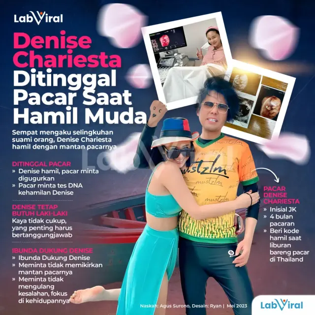 Denise Chariesta Ditinggal Pacar Saat Hamil Muda