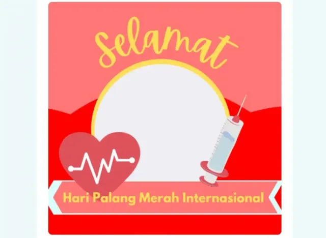 Kumpulan Link Twibbon Hari Palang Merah Internasional, Cocok Untuk Bikin Status Medsos
