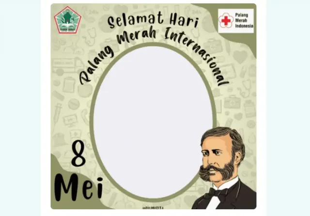 Link Twibbon Hari Palang Merah Internaisonal, Download Gratis Desain Terbaru