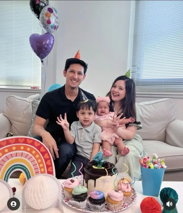 5 Potret Gemas Ultah ke-4 Anak Tasya Kamila, Tamu Kehormatannya Kipas Angin Lho!