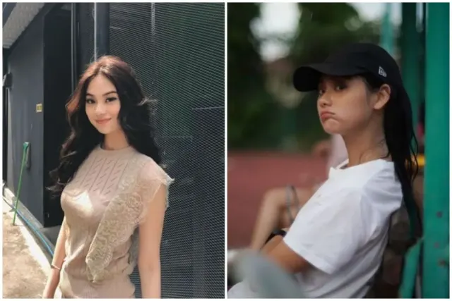 5 Potret Memesona Gege Elisha saat Main Tenis sampai Santai