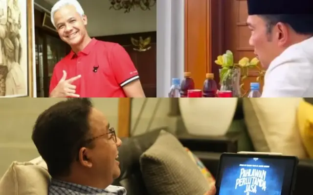 Survei Membuktikan! Pasangan Ganjar Pranowo - Ridwan Kamil Paling Kuat di Pilpres 2024, Anies-AHY Terjungkal