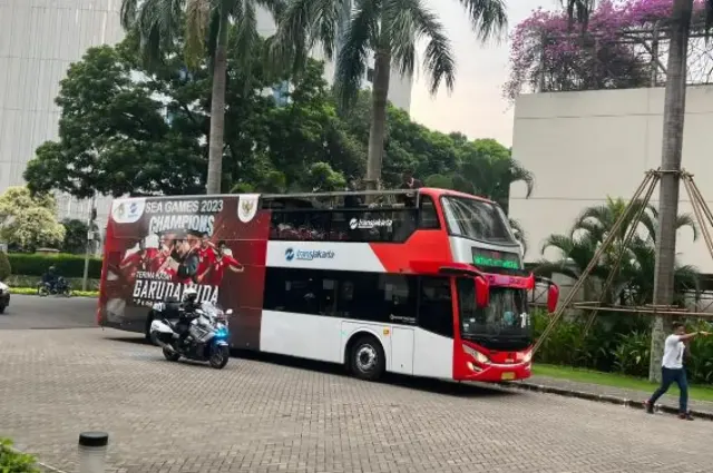 Ini Rundown Acara Pawai Emas Timnas SEA Games 2023