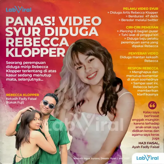 Panas! Video Syur Diduga Rebecca Klopper