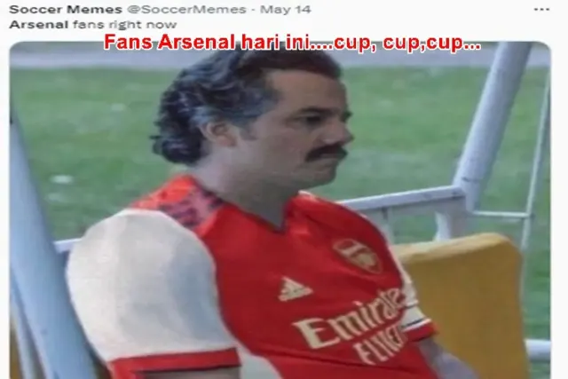 5 Meme Kocak Arsenal Gagal Juara Premier League, Sabar Gooners...