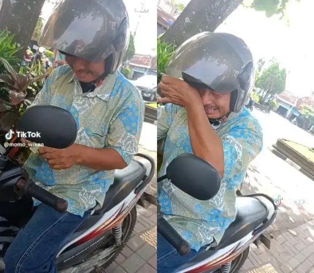 Viral Kisah Seorang Bapak Dibentak Anaknya di Acara Wisuda Gara-gara Telat dan Salah Pakaian, Bikin Netizen Nangis