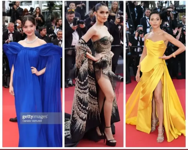 Beda Gaya Cinta Laura, Putri Marino dan Raline Shah di Cannes Film Festival 2023