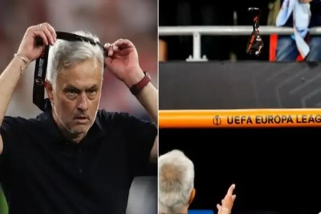 Kalah di Final Liga Europa, Jose Mourinho Lempar Medali ke Penonton